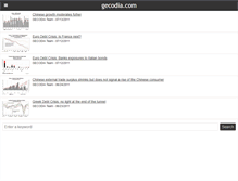 Tablet Screenshot of gecodia.com